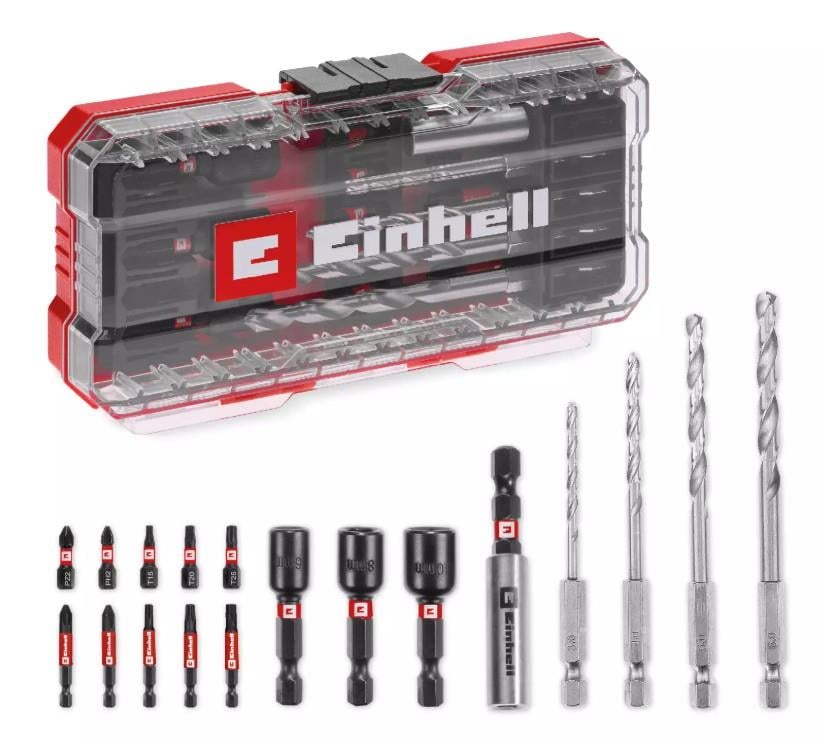 Einhell  Vidalama uç seti 18 parça S-BOX kutuEinhell49108709Vidalama Uçları-LastikTR.com