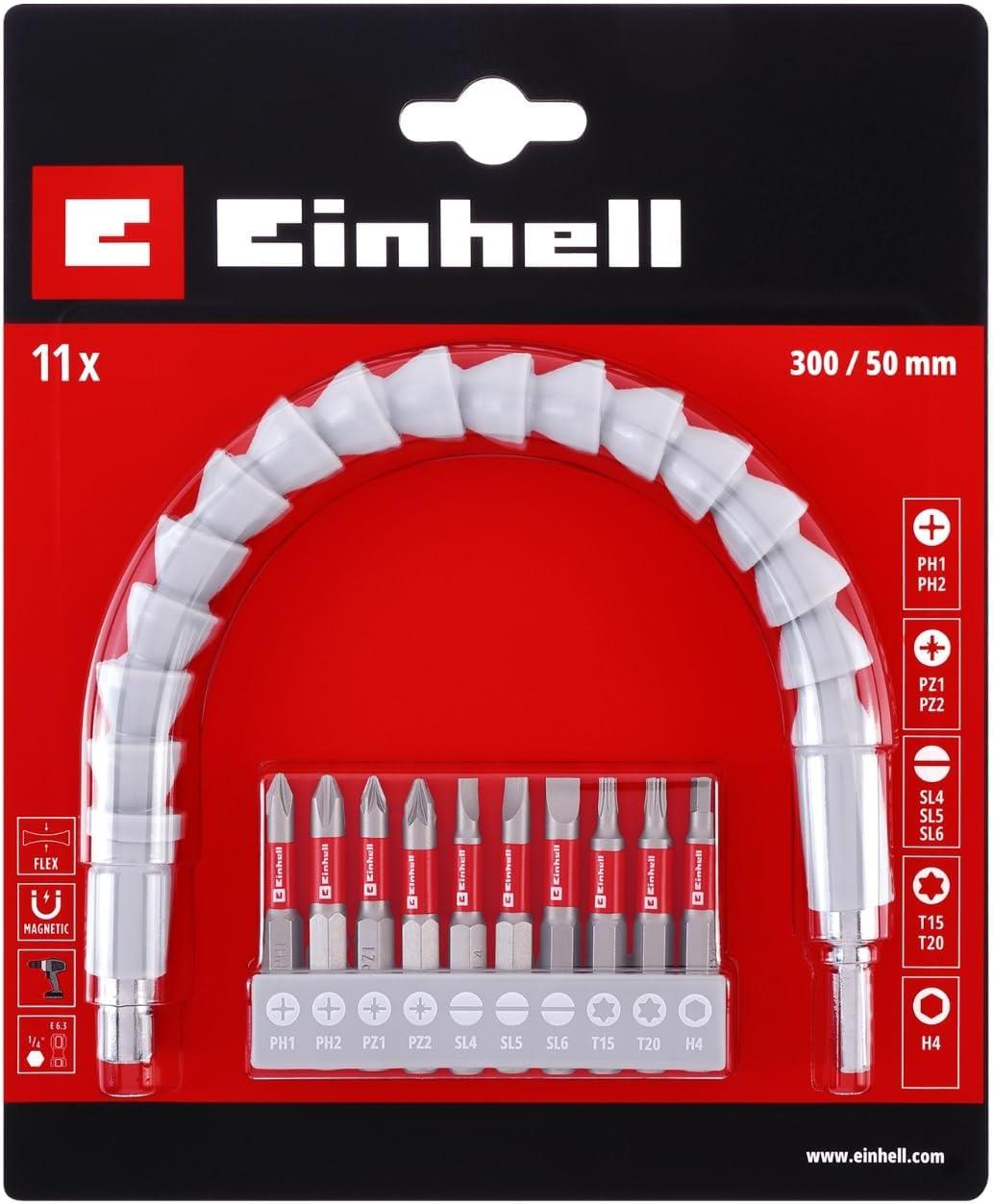 Einhell Esnek adaptörlü Bits uç seti 11 parçaEinhell49133115Yeni Ürünler-LastikTR.com