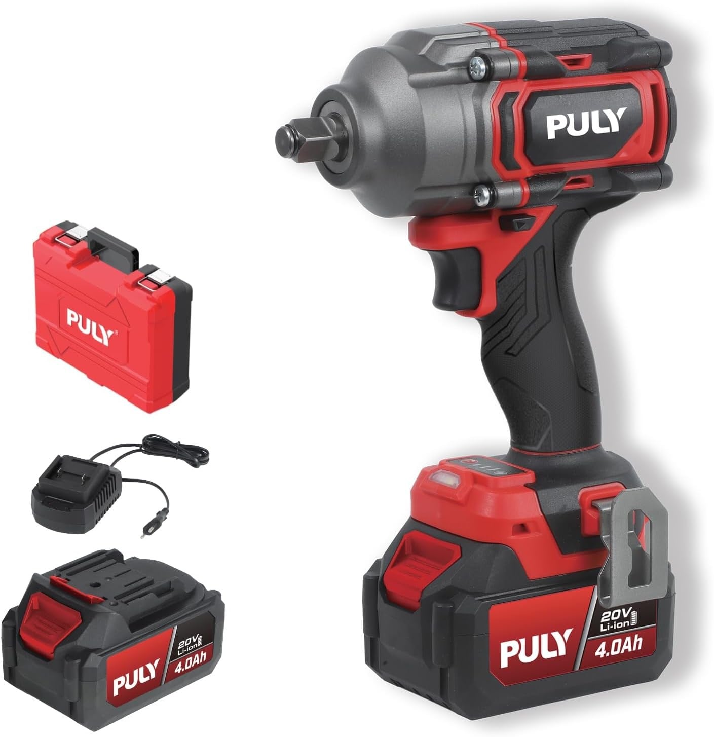 PULY BLMI-360 Kömürsüz 20V Akülü Somun Sıkma Set 600 Nm (2X4.0 Ah)Puly51.500.01Somun Sıkma-LastikTR.com
