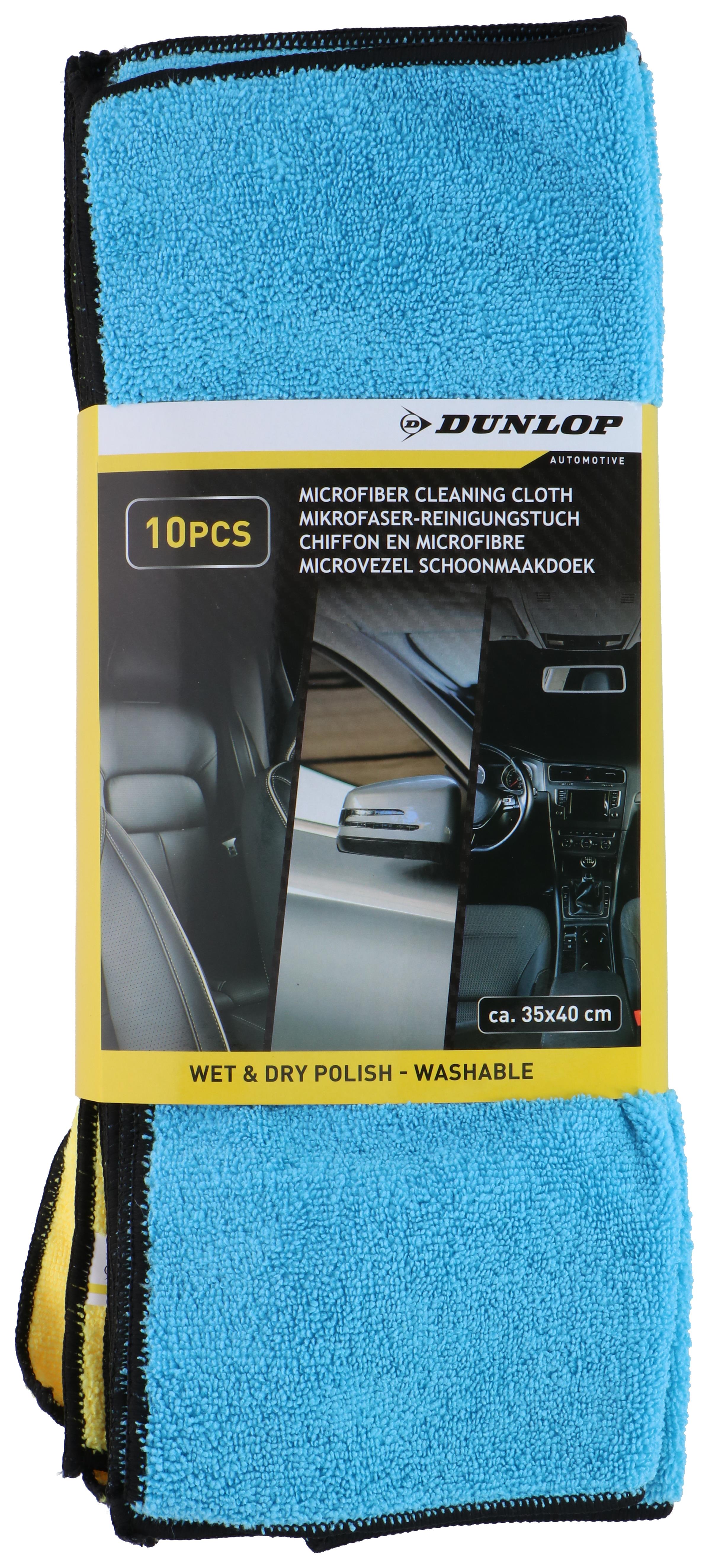 Dunlop DUN119 Islak & Kuru Temizlik Bezi 35x40 cm 10 Parça (300 gsm)Dunlop871125217827Oto Kuaför Ürünleri-LastikTR.com