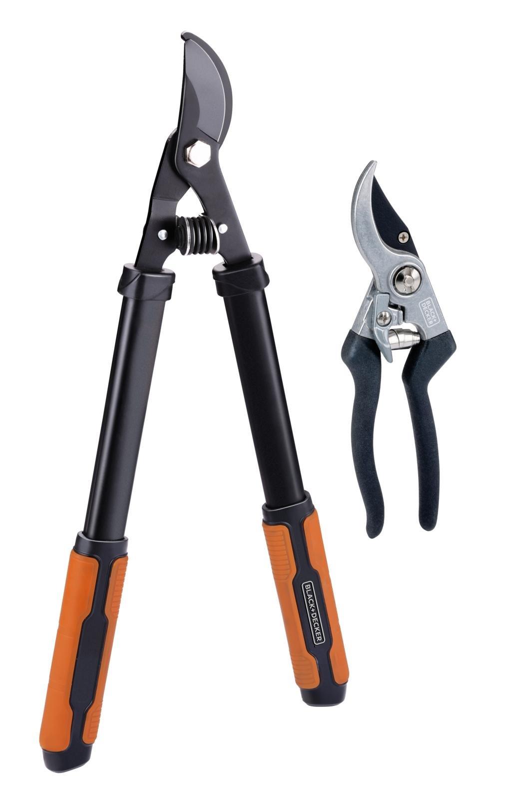 Black&Decker BD107 Bypass Kalın Dal ve El Budama Makası Seti 2 ParçaBlack&Decker871125223454Bahçe ve Sulama Aletleri-LastikTR.com