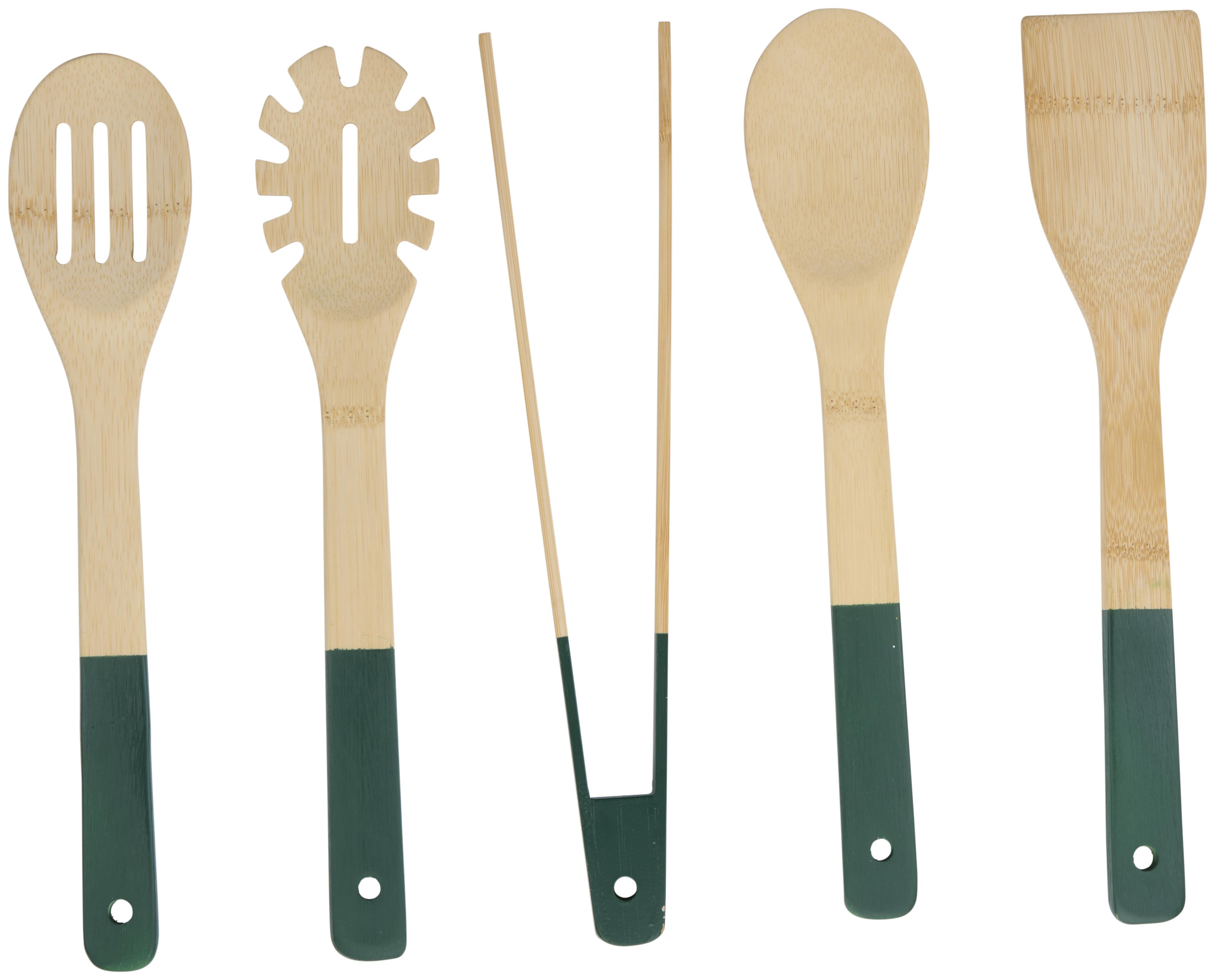 Alpina ALP108 Bambu Mutfak Gereçleri Seti 5 Parça 30 cm YeşilAlpina871125255230YMutfak Gereçleri ve Aletleri-LastikTR.com