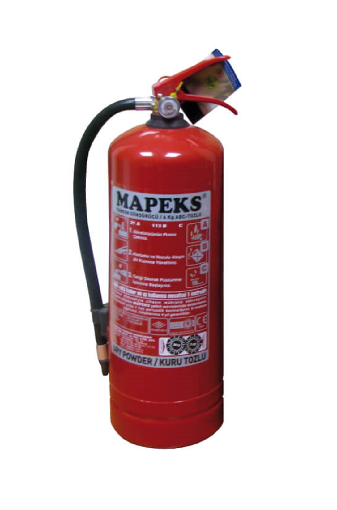 Mapeks 6 kg Yangın SöndürücüAutokitFA1-026Oto Aksesuarları-LastikTR.com