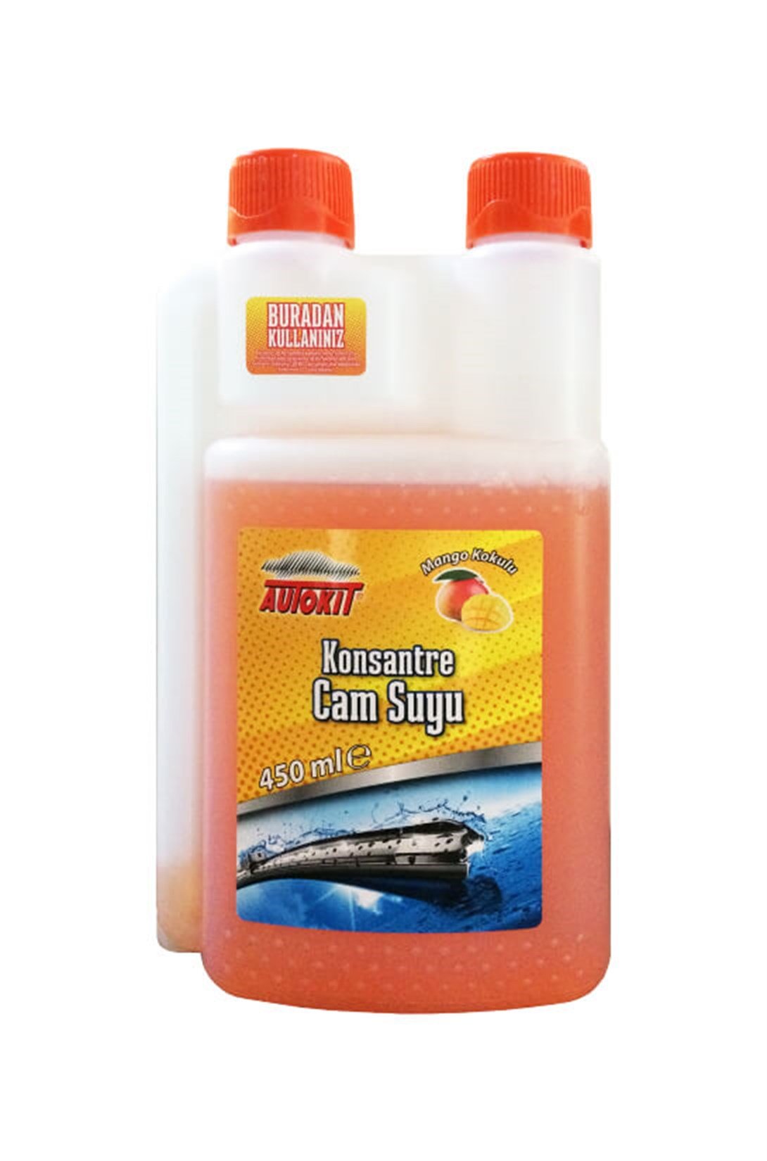Autokit Mango Kokulu Konsantre Oto Cam Suyu 450mlAutokitFA1-191Oto Aksesuarları-LastikTR.com