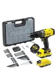 Stanley SCD718D2A 18V 2.0 Ah V20 Çift Akülü Darbeli Matkap Kiti