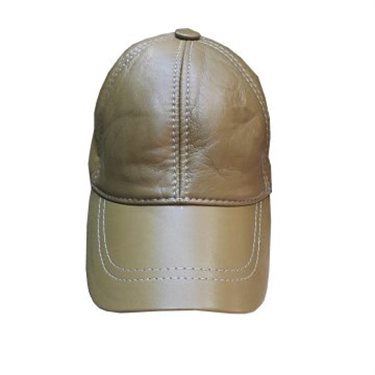 Camel Renk-Spor Deri Sapka Unisex Kod-S-28
