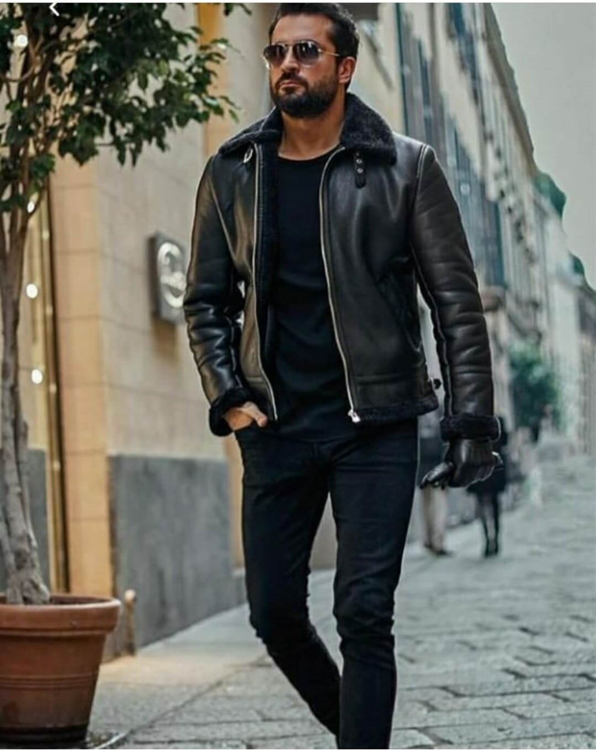 Erkek yünlü model
