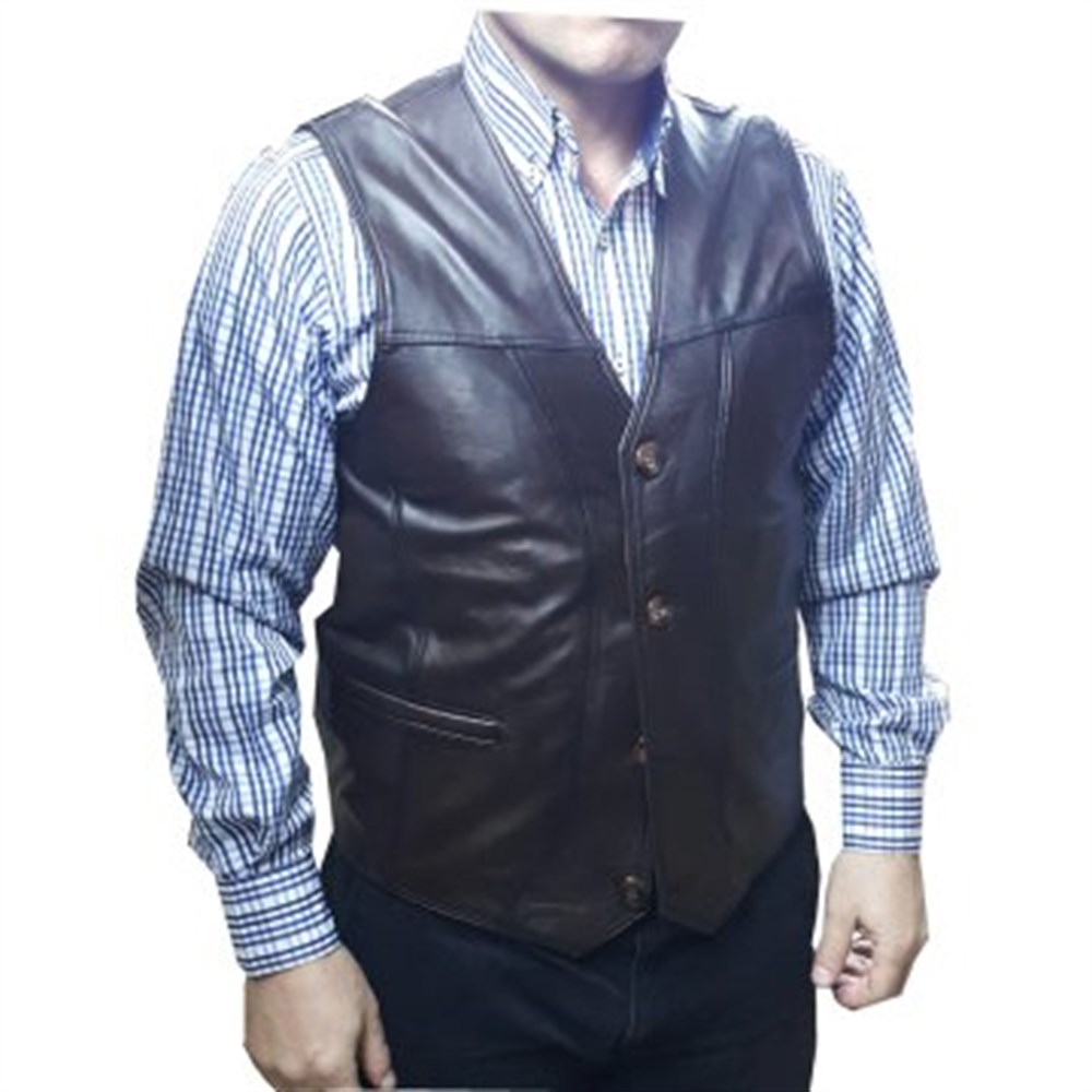 Kahve Renk Arkası Kemerli Klasik ve Spor Kesim