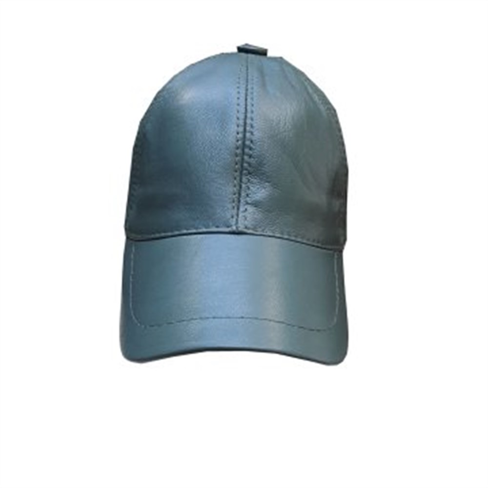 Yeşil renk-deri spor şapka bayan erkek için unisex