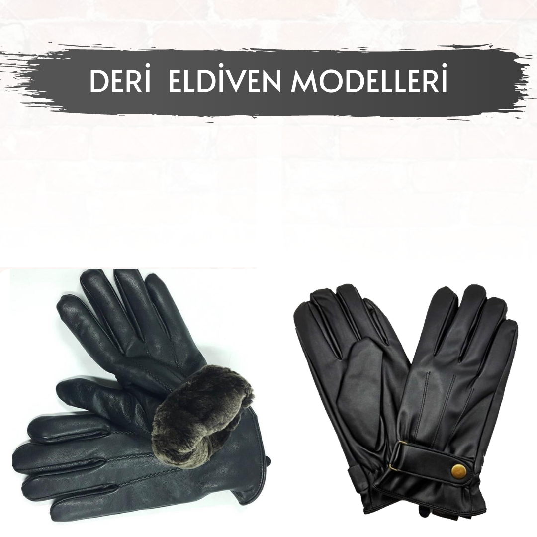 Deri Eldiven Modelleri