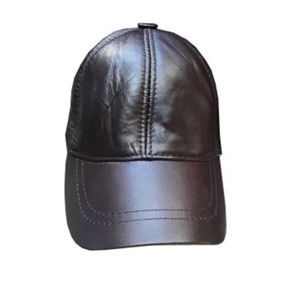 Bordo Renk- Spor Deri Sapka Kod-S-27