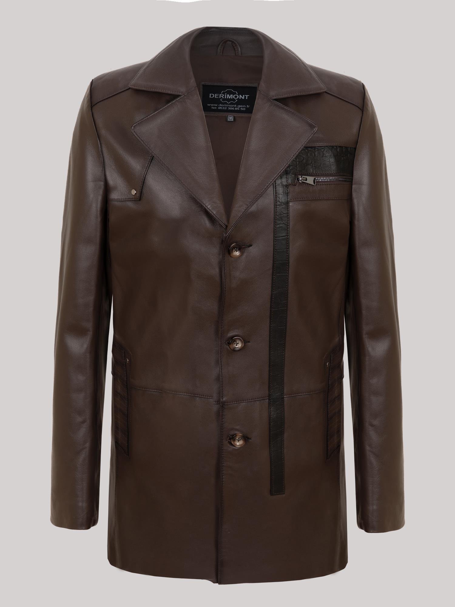 Erkek Deri Mont Kod-EM02015