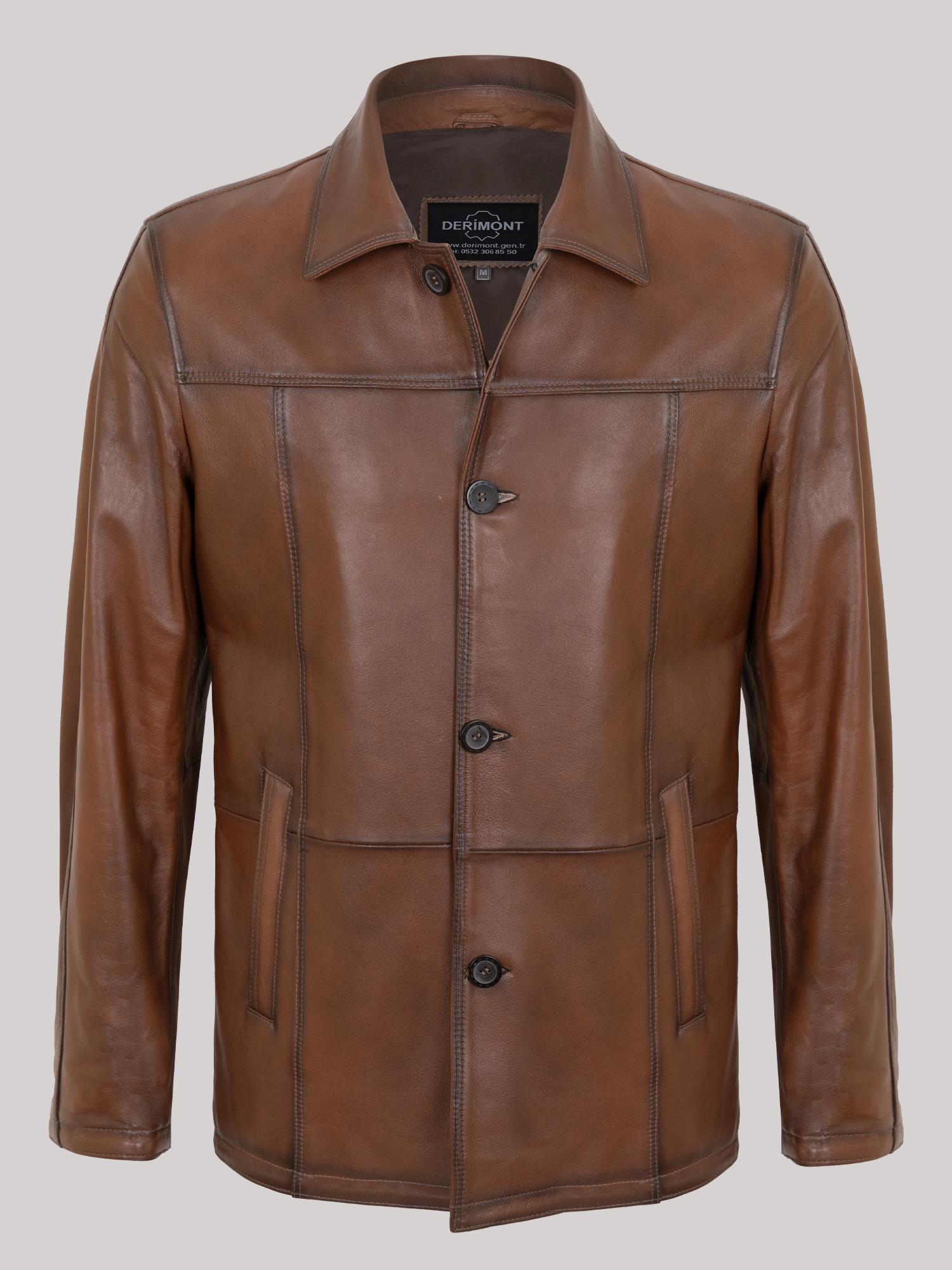 Erkek Deri Mont Kod-EM02021