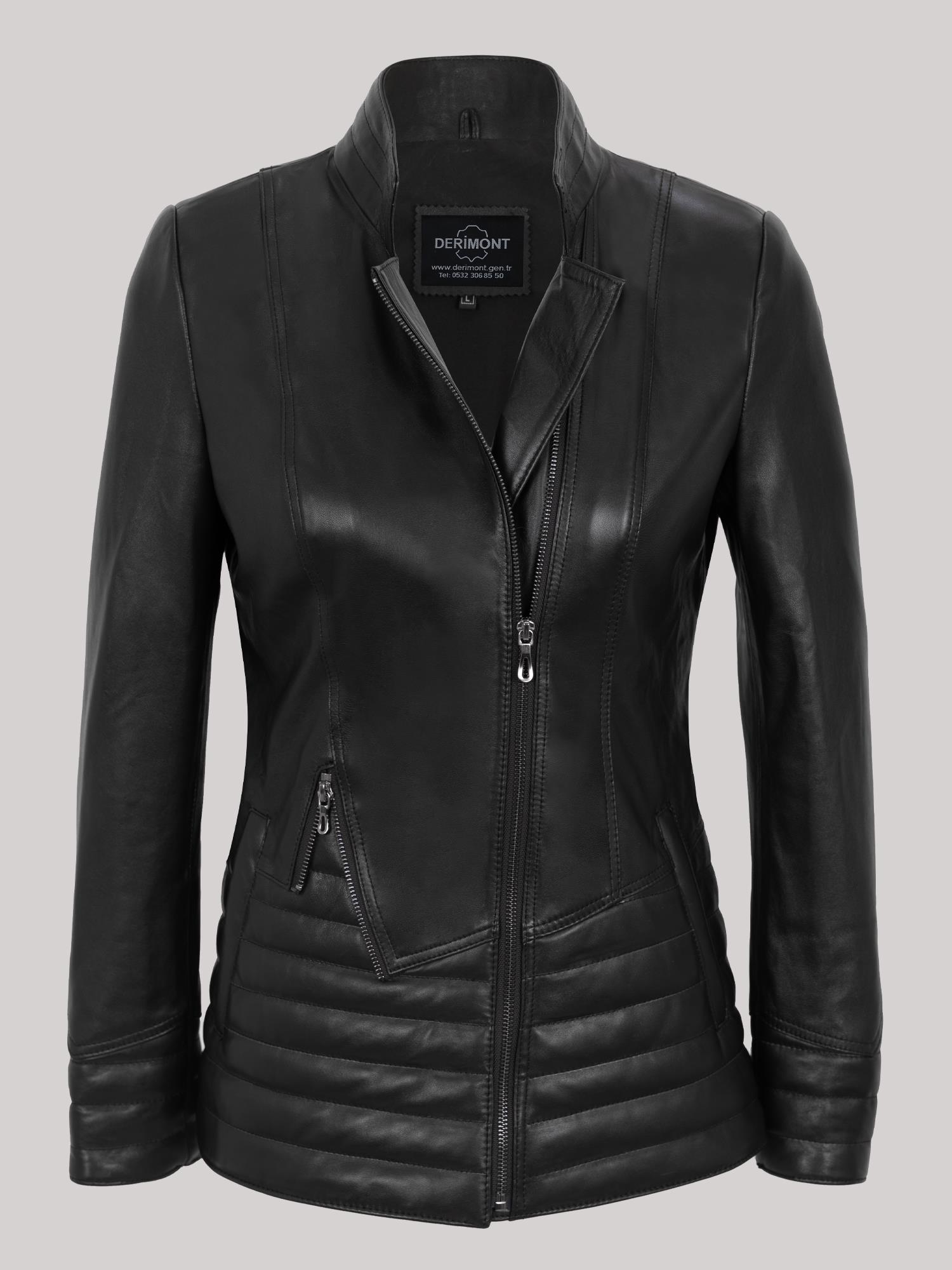 Kadın Deri Mont Kod-KA02022