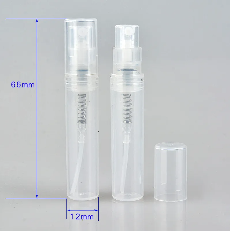 10'Lu 3 ML Doldurulabilir Pet Parfüm Şişesi. (BOŞ)