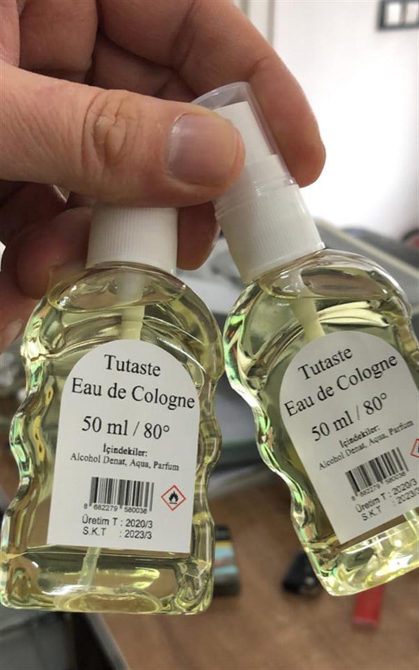 Klasik Limon Kolonyası 50 ml (10 Adet / 80°)
