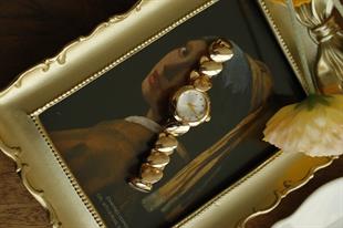 Elira Gold Metal Kadın Kol Saati 
