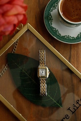 Eryu Gold&Silver Metal Kadın Kol Saati