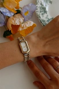 Monica Gold&Silver Metal Kadın Kol Saati