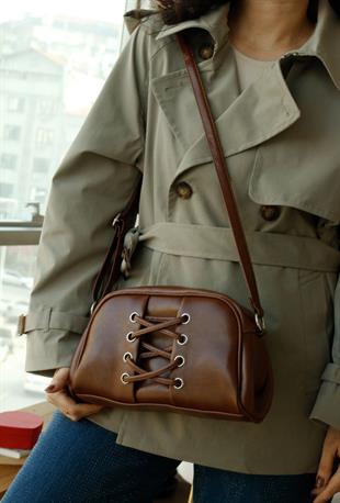 Rilvess Taba Büzgü Detaylı Kadın Kol Çantası