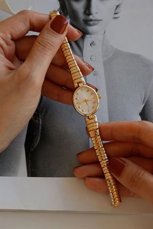Tarel Oval Gold Çelik Kol Saati