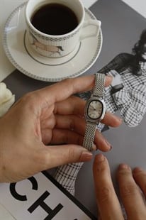 Tokyo Hasır Silver Metal Kadın Kol Saati