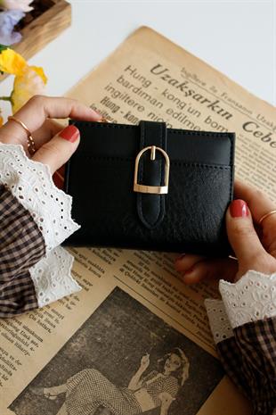 Velien Siyah Kadın Cüzdanı(el cüzdanı)