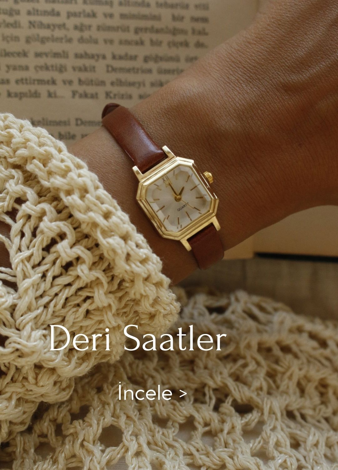 Deri Kayışlı Saatler