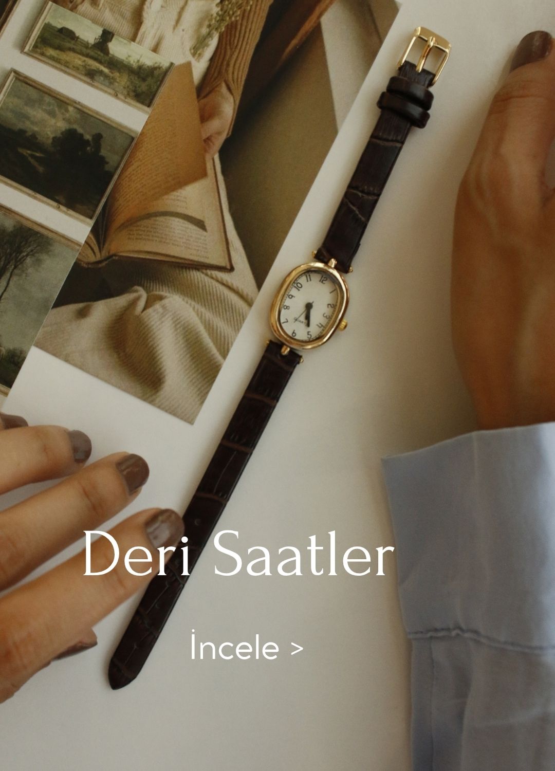 Deri Kayışlı Saatler