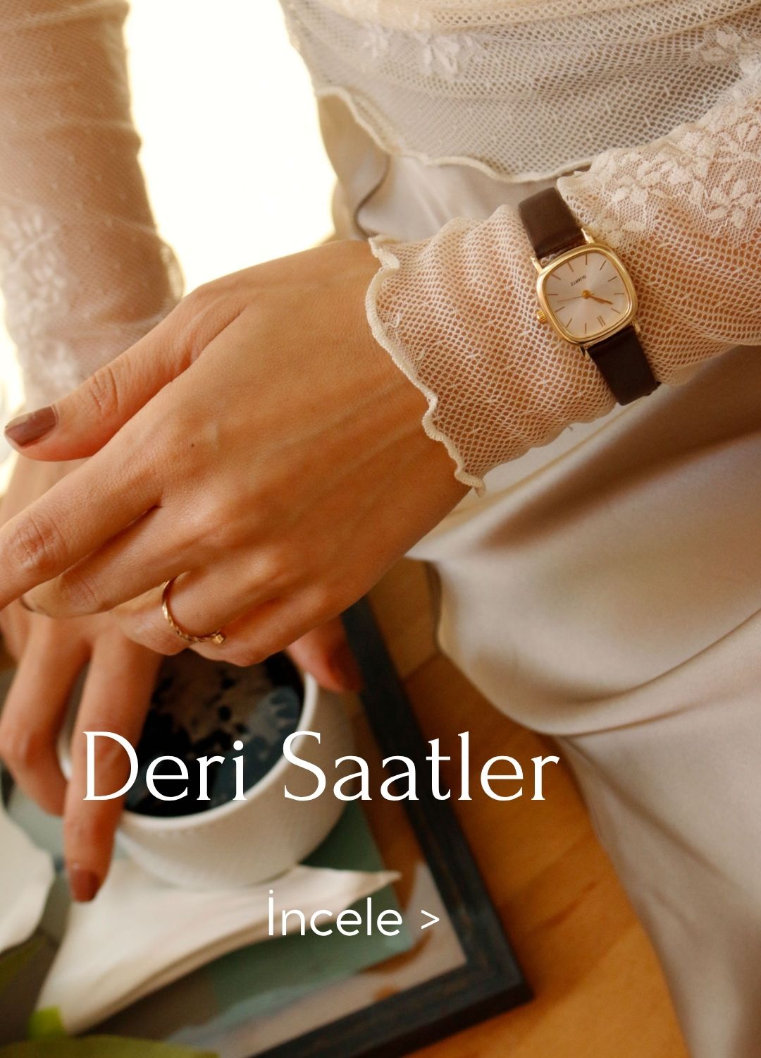 Deri Kayışlı Saatler