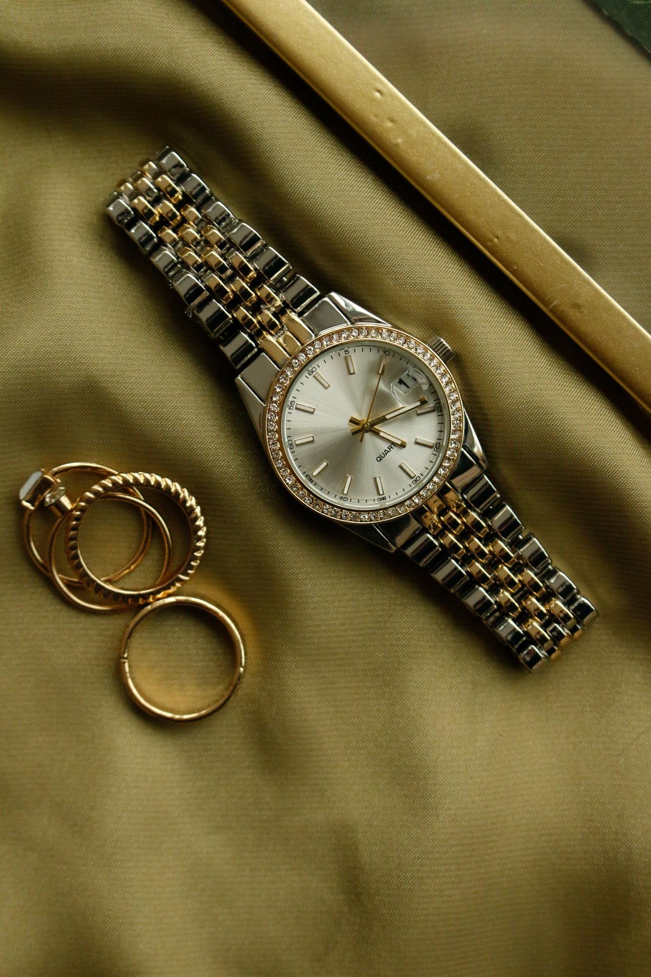 Belos Gold&Silver Metal Kadın Kol Saati