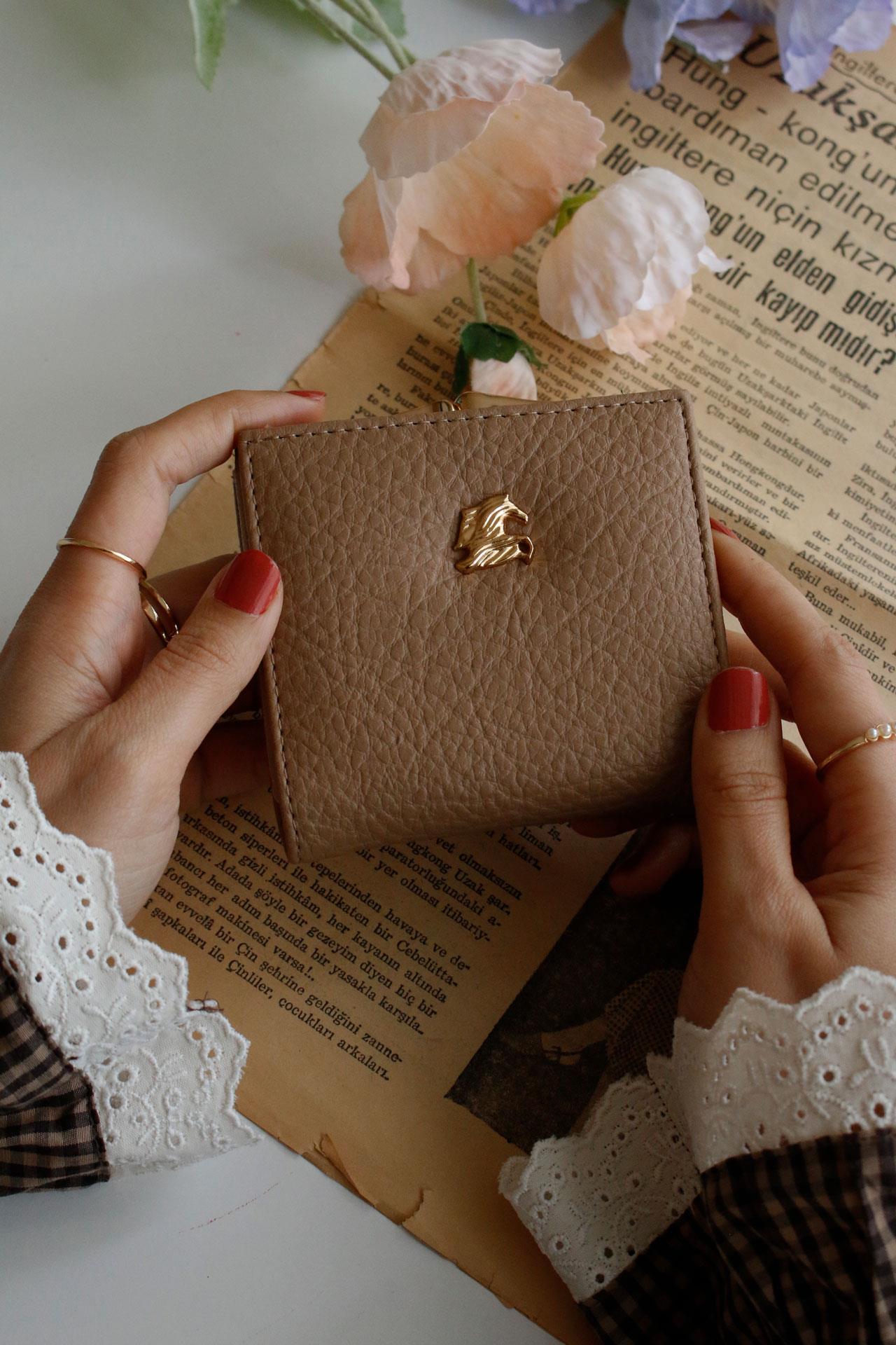 Caren K.Vizon Vintage Kadın Cüzdan(el cüzdanı)