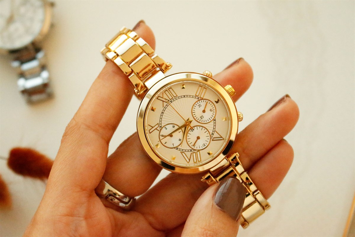 Gold Yeni Metal Saat
