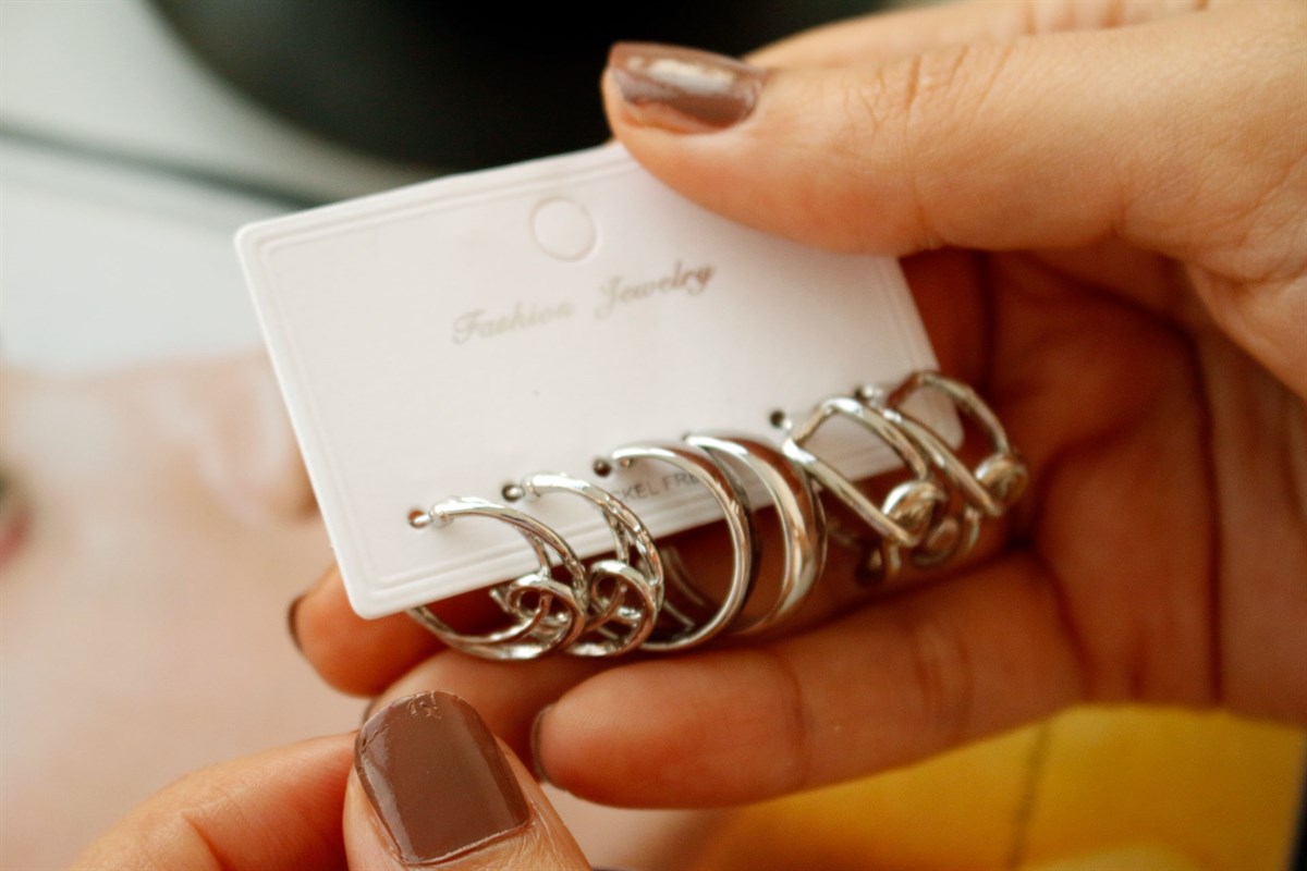 Gümüş Küpe Kombini 03