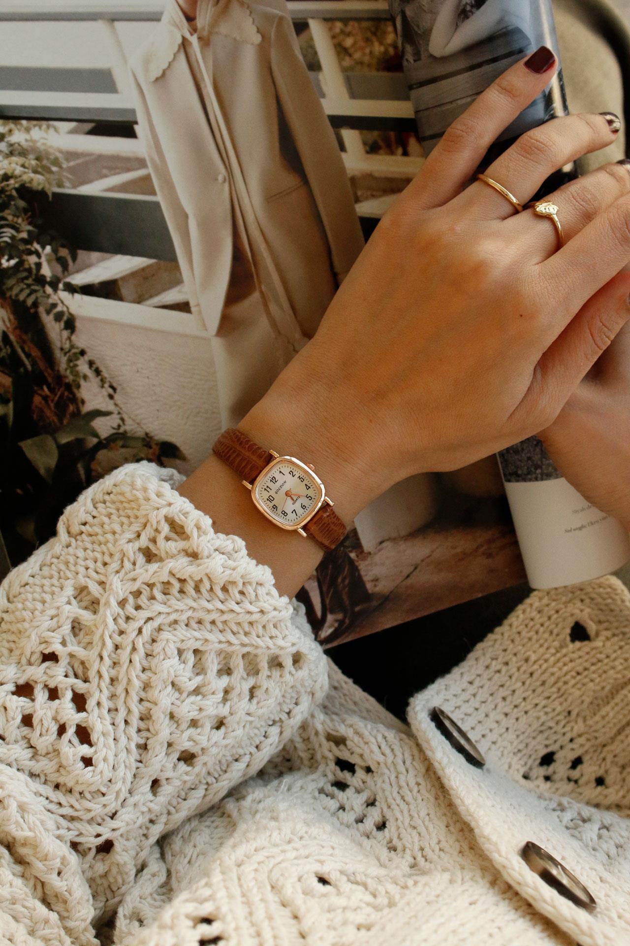 Leather Deri Kol Saati 06