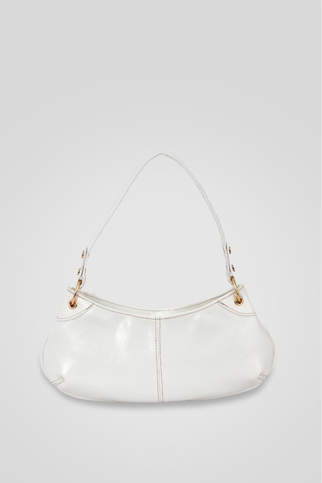 Leroy Beyaz Omuz Kadın Çantası