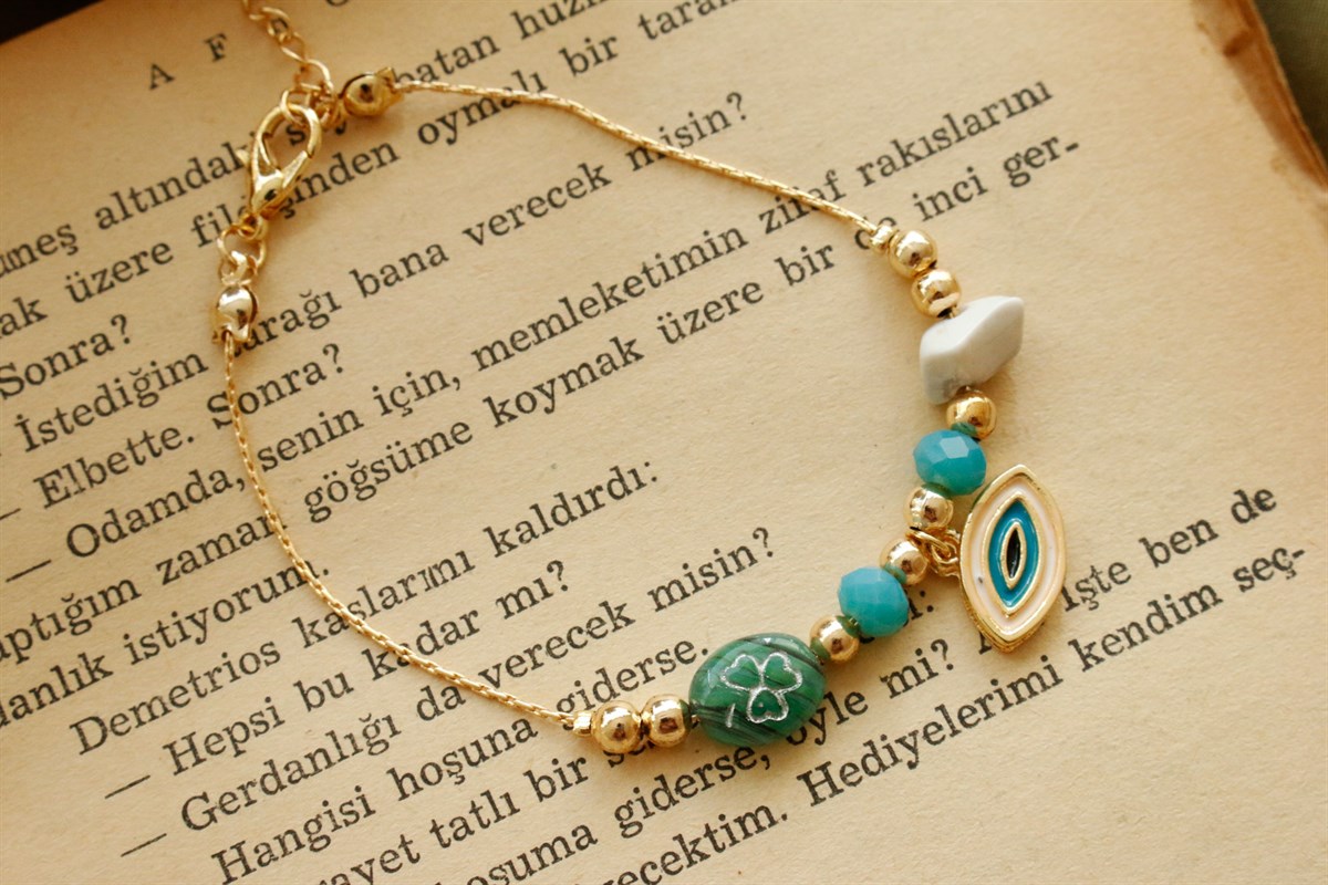 Özel Tasarım Gold Şans Bileklik