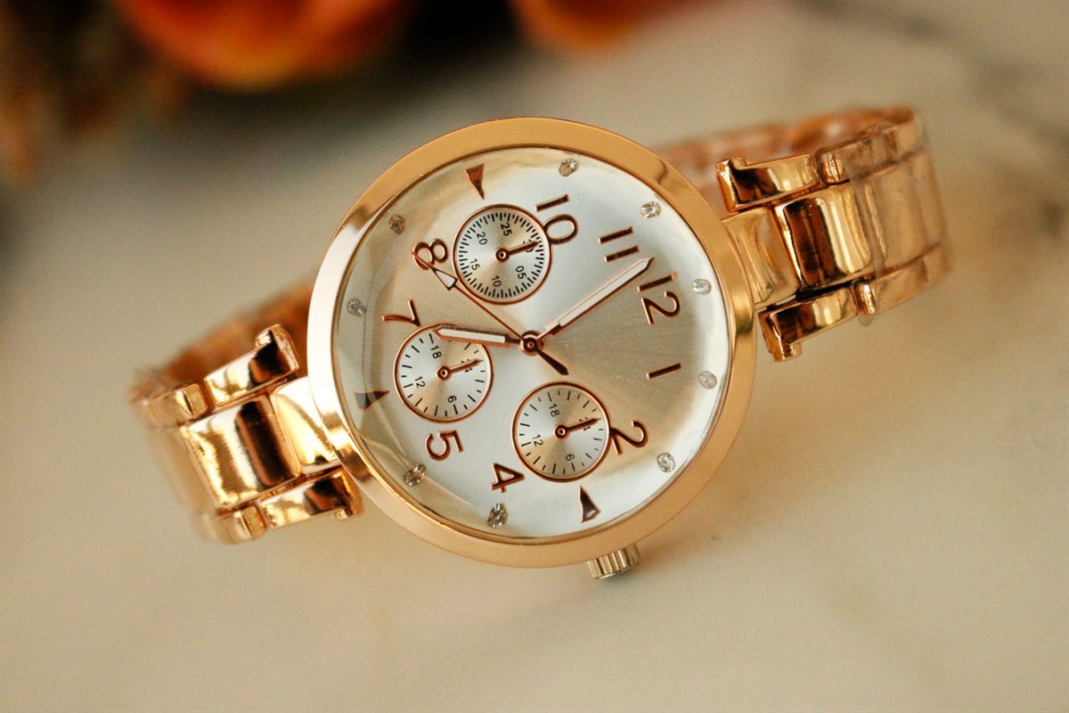 Queen Rose Metal Saat 