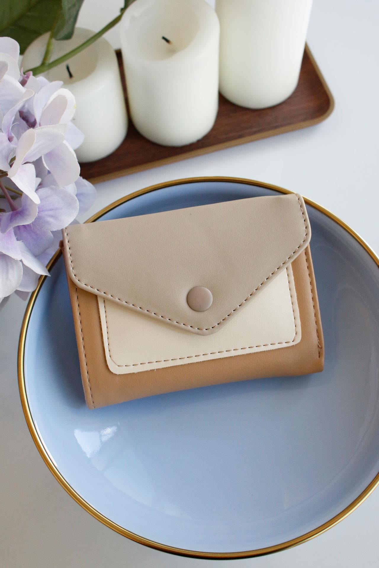 Rainbow Kadın Cüzdan El Çantası (vizon ve hardal uyumlu )