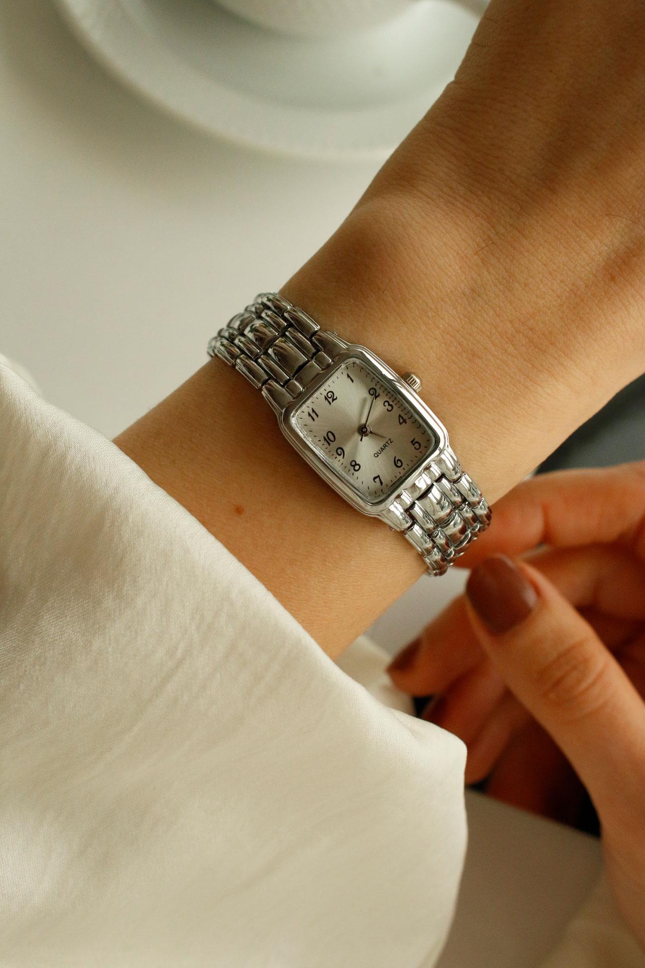 Vaveyla Silver Vintage Kadın Kol Saati