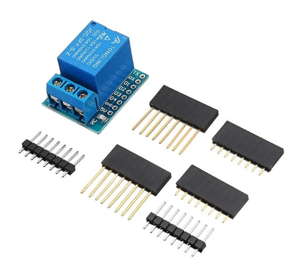 1 Kanal Röle Modulü D1 Mini WIFI Kart için