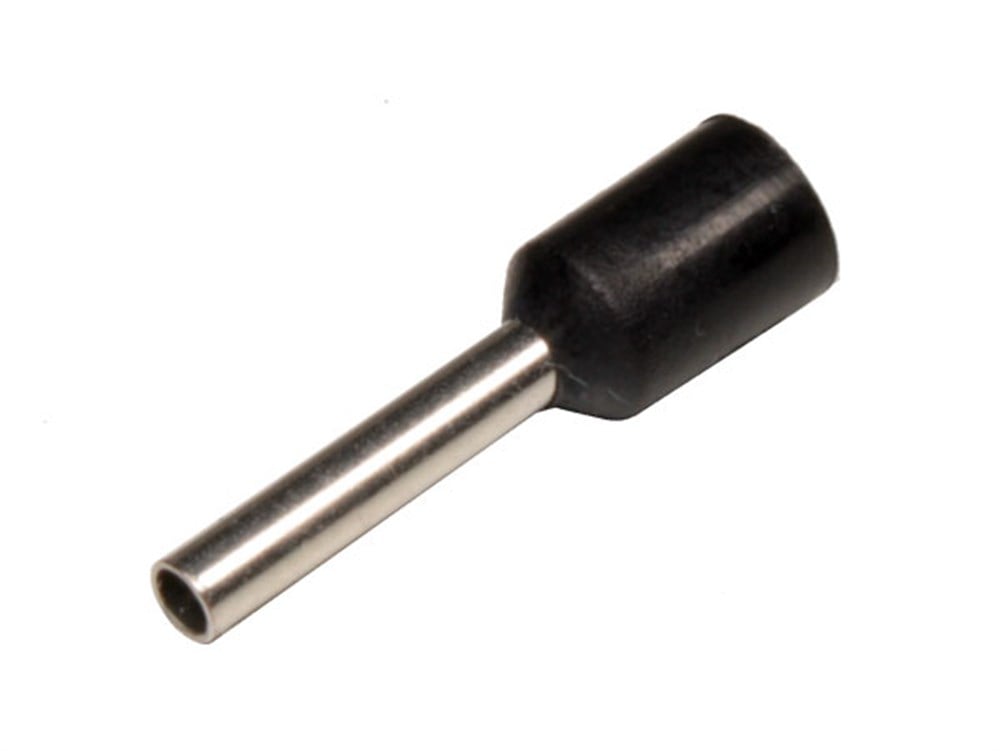 1.50 mm2 İzoleli Yüksük Siyah 16 AWG 10 Adet