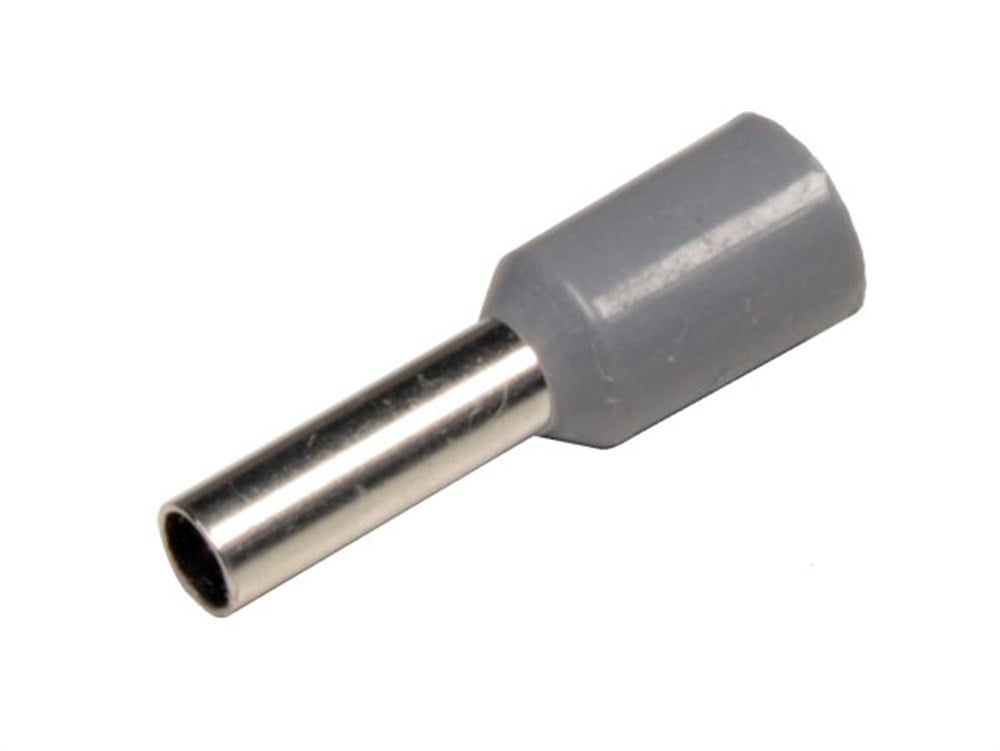 2.50 mm2 İzoleli Yüksük Gri 14 AWG 10 Adet