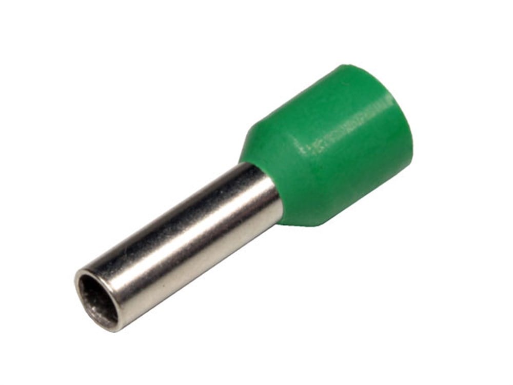 6.00 mm2 İzoleli Yüksük Yeşil 10 AWG 10 Adet