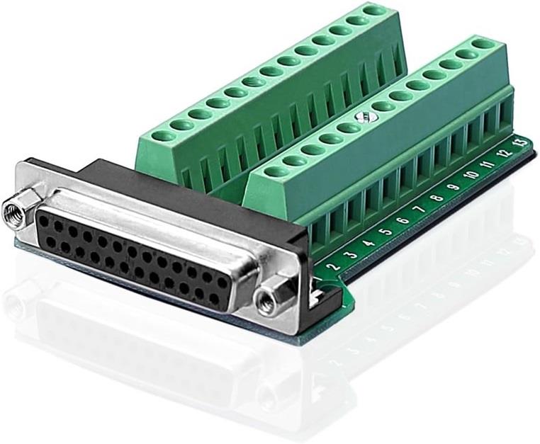Kompent25 Pin D-Sub Dişi Terminal Kartı