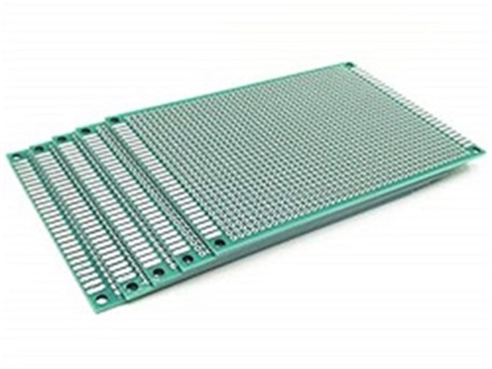 7x9 cm Epoxy PCB Prototip Kart Çift Taraflı Pertinaks