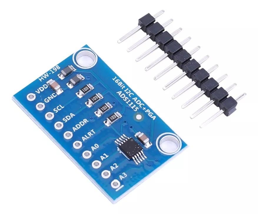 KompentADS1115 16-Bit 4 Kanal ADC Modülü I2C