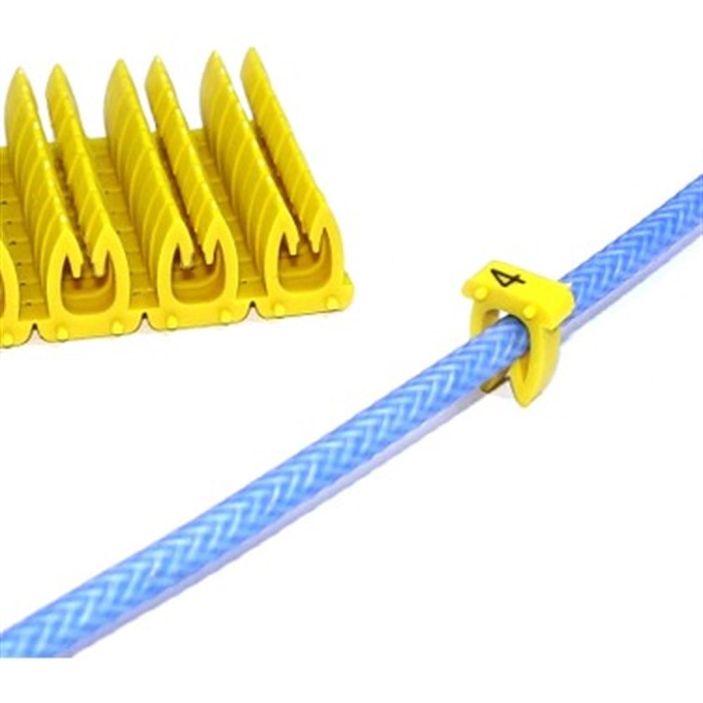 KompentKablo Etiketi Rakam 100 Adet 1.5mm-2.5mm 