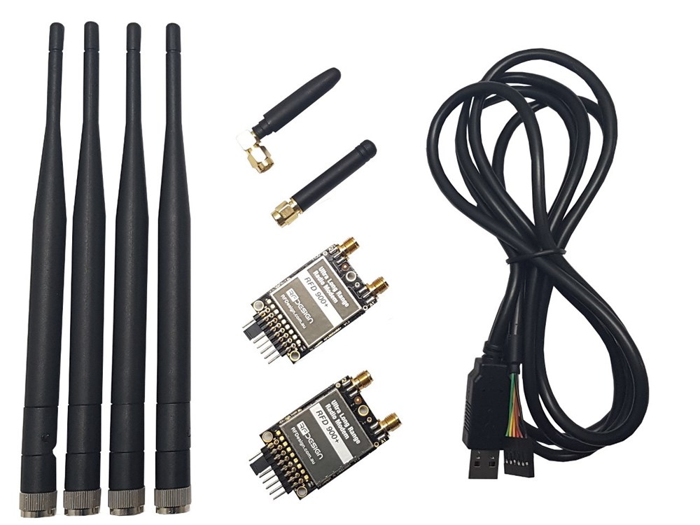 KompentRFD900+ Ultra Uzun Menzilli Telemetri Modem Paketi