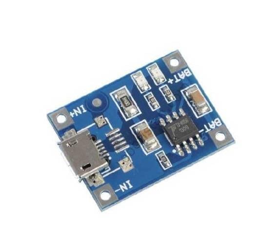 KompentTP4056 1A Lityum Pil Şarj Modülü Micro USB Girişli 